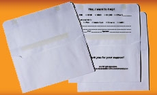 #6 3/4 Tear Off Flap Remittance Envelopes